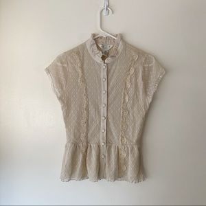 lace blouse NWOT